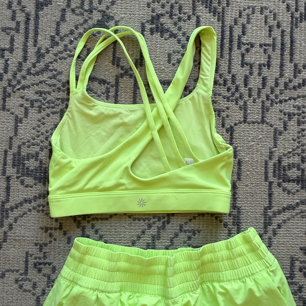 Athleta sports bra and running shorts bundle - Picture 2 of 2